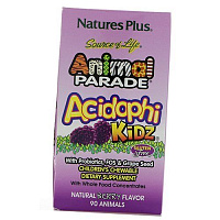Пробиотик для детей, Animal Parade Acidophi Kidz, Nature's Plus