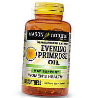 Масло Примулы Вечерней, Evening Primrose Oil, Mason Natural