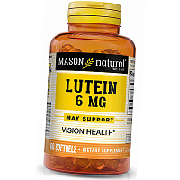 Лютеин с Витамином Е, Lutein 6, Mason Natural