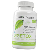 Комплекс для детокса и очищения организма, Digetox, Earth's Creation