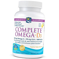 Омега 3 6 9 + Витамин Д3, Complete Omega-D3, Nordic Naturals