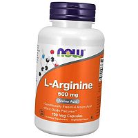 Аргінін для судин, Arginine 500, Now Foods 