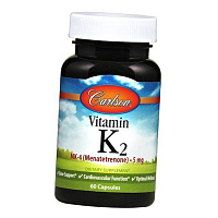 Витамин К2, MK-4 Менатетренон, Vitamin K2 MK-4, Carlson Labs