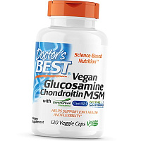 Веганский Глюкозамин Хондроитин МСМ, Vegan Glucosamine Chondroitin MSM, Doctor's Best
